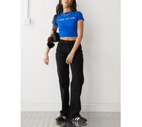 Noisy May - Yolanda - Jeans neri a fondo ampio-Nero W27 L30