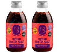 Nojo Teriyaki Stir-Fry Sauce - Confezione da 2 (200 ml ciascuna)