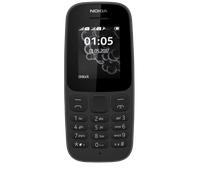 Nokia 105 Dual SIM Nero SIM Free Cellulare Classico Originale Nokia