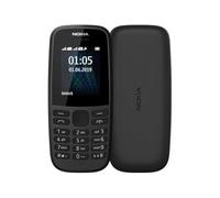 TELEFONO CELLULARE DUAL SIM NOKIA A105 + TRAVEL DI CARICA E BATTERIA 800mAh NERO