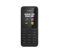 Nokia 130 Telefono Cellulare, Display da 1.8", Dual SIM, Radio FM, Nero [Italia]