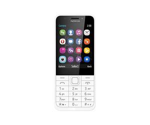 Nokia 230 Single/Dual SIM, Bianco [Germania]