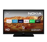 Nokia 24 Pollici (60 cm) HD LED Televisori 12V Smart Android TV (WLAN, Triple Tuner DVB-C/S2/T2, Android 9.0 inkl. Google Assistant, YouTube, Netflix, DAZN, Prime Video, Disney+) - HN24GV310C - 2023