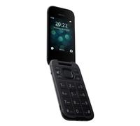Nokia 2660 Flip Nero, Display 2.8", Doppia SIM, Fotocamera 0.3 MP, Batteria 1450 mAh