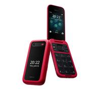 Nokia 2660 - Telefono Cellulare 4G Dual Sim, Display 2.8", Tasti Grandi, Tasto SOS, Fotocamera, Bluetooth, Radio FM Wireless e lettore mp3, Ampia batteria, Rosso, Italia