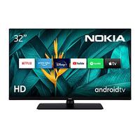 Nokia 32 Pollici (108 cm) HD LED Televisori - Smart Android TV (HD, LED, WLAN, HDR, Triple Tuner DVB-C/S2/T2, Netflix, YouTube, Prime Video, Disney+) - HNA32GV210