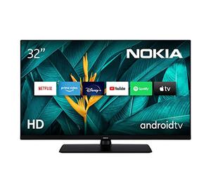 Nokia 32 Pollici (108 cm) HD LED Televisori - Smart Android TV (HD, LED, WLAN, HDR, Triple Tuner DVB-C/S2/T2, Netflix, YouTube, Prime Video, Disney+) - HNA32GV210