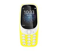 Nokia 3310 Telefono cellulare 2.4" ((6,1 cm) 2 MP, Bluetooth, 1200 mAh, Dual SIM)), Giallo [Germania]