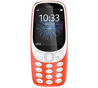 Nokia 3310 Telefono cellulare 2.4" ((6,1 cm) 2 MP, Bluetooth, 1200 mAh, SIM singola)), Rosso [Germania]