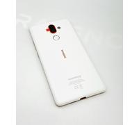 Nokia 7 Plus TA-1046 Copribatteria Cornice Cover Posteriore Bianco