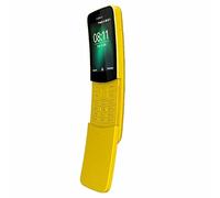 Nokia 8110 Telefono Cellulare 4G Dual Sim, Display 2.5" a Colori, 4GB, Bluetooth, Fotocamera, Giallo [Italia]