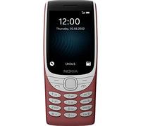 Nokia 8210 tutti i vettori, 0,05 GB, Feature Phone con connettività 4G, ampio display, lettore MP3 integrato, radio FM wireless e classico gioco Snake (Dual SIM) - Rosso