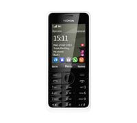 Nokia Asha 301 Smartphone, Dual SIM, Bianco [Italia]