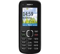 Nokia C1-02 Cellulare, schermo da 4,6 cm (1,8 pollici), Bluetooth, colore: Nero (Importato da Germania)