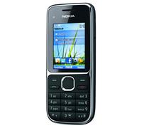 Nokia C2-01 Cellulare, schermo da 5,1 cm (2 pollici), fotocamera da 3,2 Megapixel, colore: Nero [importato da Germania]
