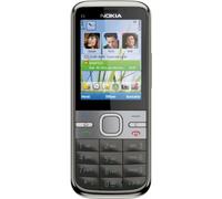 Nokia C5 Smartphone (Display 5,6 cm (2,2 pollici) , Bluetooth,Fotocamera da 3,2 Megapixel ), colore: Grigio [Importato da Germania]