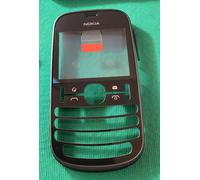 NOKIA COVER 201 ANTERIORE ORIGINALE FRONTALE PER ASHA BLACK
