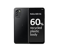 Nokia G60 5G Dual SIM 64GB ROM + 4GB RAM (solo GSM | senza CDMA) Factory Unlocked 5G Smartphone (nero)