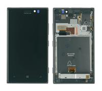 Nokia Lumia 925 Display LCD Touch Glass Digitizer Cornice Nero
