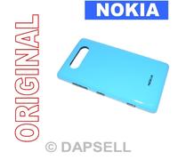 NOKIA RICAMBI LUMIA 820 COVER POSTERIORE COPRIBATTERIA RETRO ORIGINALE CYAN