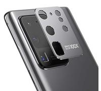 NOKOER Protector Obiettivo Fotocamera per Samsung Galaxy S20 Ultra, [2 Pack] Fotocamera Protezione Anello, Materiale Metallico di Alta qualità [Compatibile con la Custodia del Cellulare] - Grigio