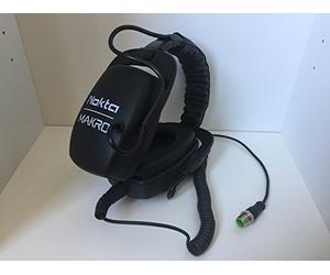 Nokta Makro - Set cuffie impermeabili per rilevatori Kruzer, Simplex+ e Anfibio, connettore impermeabile, colore: nero