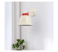 NOKTAI Applique da Parete a Campana in Stile Francese Color Crema, per cameretta dei Bambini, per cameretta da Principessa, lampade da Parete minimaliste e Calde per comodini, plafoniere
