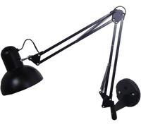 NOKTAI Applique da Parete con Braccio oscillante Industriale Nero Regolabile, Lampada Lunga in Alluminio a Doppio Braccio, Compatibile con Camera da Letto, Lettura, Soggiorno, Ufficio, co