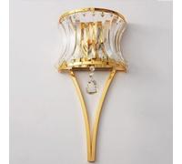NOKTAI Applique da Parete per Esterni, Lampada da Parete in Cristallo per Interni di metà secolo, Lampada da Parete Decorativa con Cristalli a Goccia di Pioggia, Lanterna da Fattoria con