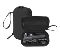 Nokwocy Osmo Mobile 7 Case, DJI OM 7/OM 7P Gimbal Case, Custodia portatile in PU per Osmo Mobile 7 e 7P Stabilizzatore, Grigio, Classico (Black)