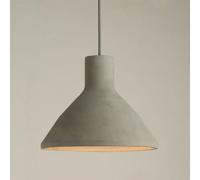 NOKXDKJWT Lampada a Sospensione Lampadario Lampada da soffitto Vintage Grigio, Cemento Industriale Cemento Villaggio Regolabile per Isola Cucina, Bar