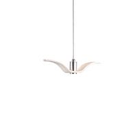 NOKXDKJWT Lampadario LED Scandinavo Gabbiano,Lampadario Moderno di Design,Lampadario Combinato Creativo,per Bar Caffetteria Ristorante Negozio di Abbigliamento Ufficio Vendite-Luce Calda 白色c款39*12cm