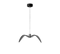 NOKXDKJWT Lampadario LED Scandinavo Gabbiano,Lampadario Moderno di Design,Lampadario Combinato Creativo,per Bar Caffetteria Ristorante Negozio di Abbigliamento Ufficio Vendite-Luce Calda 黑色b款32*16cm