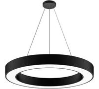NOKXDKJWT Lampadario Plafoniera Lampada da Soffitto Luce Circolare Luce A LED Moderna Negozio Hall Cerchio Lampada A Sospensione A Soffitto per Palestre su/Dimmerabile Infinitamente/60Cm