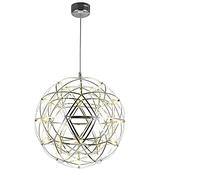 NOKXDKJWT Luce Calda Luce Bianca Fredda Tromba delle Scale Luce del Soggiorno Soffitto della casa Club Home, Lampadari di ingegneria con Sfere Scintillanti a led-18 Perline 30 cm