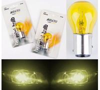 Nokya 1157 Nok5236 21/5W Giallo Due Lampadine Indietro Up Reverse Luce Ricambio