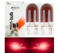 Nokya 194 168 2825 Nok5221 5W Rosso Due Lampadine Targa Luce Ricambio Jdm