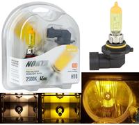 Nokya 2500K Giallo H10 9145 Nok7626 45W Due Lampadine Nebbia Luce Ricambio Per