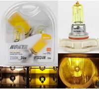 Nokya 2500K Giallo PSX24W 2504 Nok7691 24W Due Lampadine DRL Luce Ricambio Stock