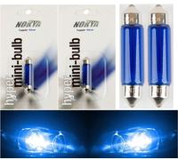 Nokya 578 6411 212-2 211-2 Nok5260 10W Blu Due Lampadine Interno Guanto Box