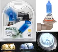 Nokya 7000K Bianco H10 9145 Nok7226 55W Due Lampadine Nebbia Luce Ricambio