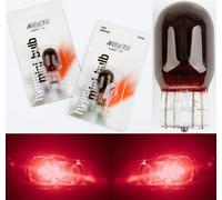 Nokya 7443 Nok5203 21/5W Rosso Due Lampadina Freno Stop Coda Park Luce Ricambio