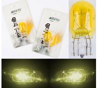 Nokya 7443 Nok6205 21/5W Giallo Due Lampadina Anteriore Giro Spia Luce Ricambio