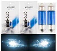 Nokya De3175 DE3022 DE3021 Nok5224 5W Bianco Due Lampadine Interno Map Ricambio