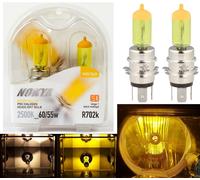 Nokya Lampadina Faretto 2500K Hyper Yellow Stage 1 H4H R702K 60/55W 2 Pezzi