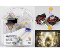 Nokya Tutti Tempo H11 Nok7718 55W Due Lampadine Nebbia Luce Ricambio Alogena