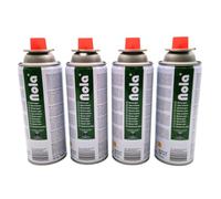 NOLA Cartuccia a gas 12 x 227 g, adatta per fornelli a gas e dispositivi con attacco valvola a baionetta (MSF-1a), butano, gas da campeggio per campeggio, cucine all'aperto, emergenze 707 (12)