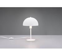 NOLA LAMPADA DA TAVOLO METALLO BIANCO FORMA FUNGO H. 31CM 1 LUCE ATTACCO E14