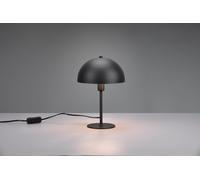NOLA LAMPADA DA TAVOLO METALLO NERO FORMA FUNGO H. 31CM 1 LUCE ATTACCO E14