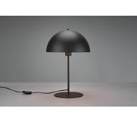NOLA LAMPADA DA TAVOLO METALLO NERO FORMA FUNGO H. 45CM 1 LUCE ATTACCO E14